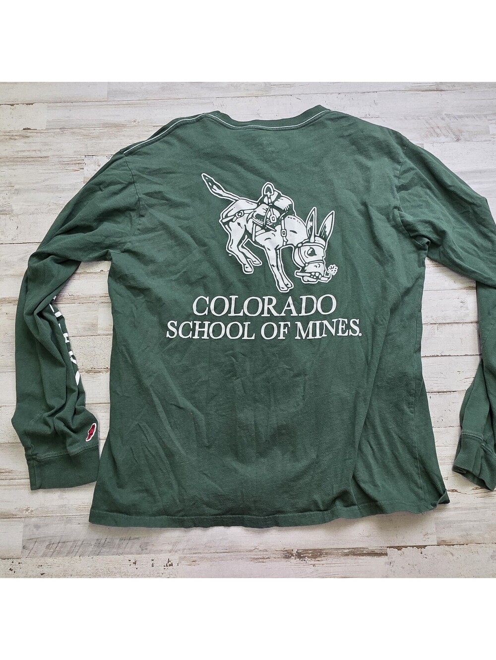 Colorado School of Mines Long Sleeve Graphic Tee - League Size XL (L fit)
